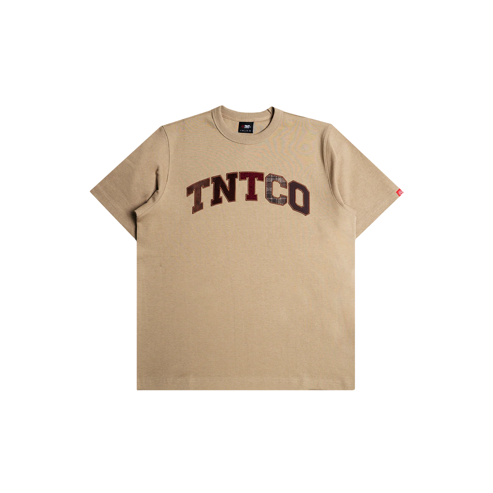 TNTCO PATCHED LOGO TEE BROWN