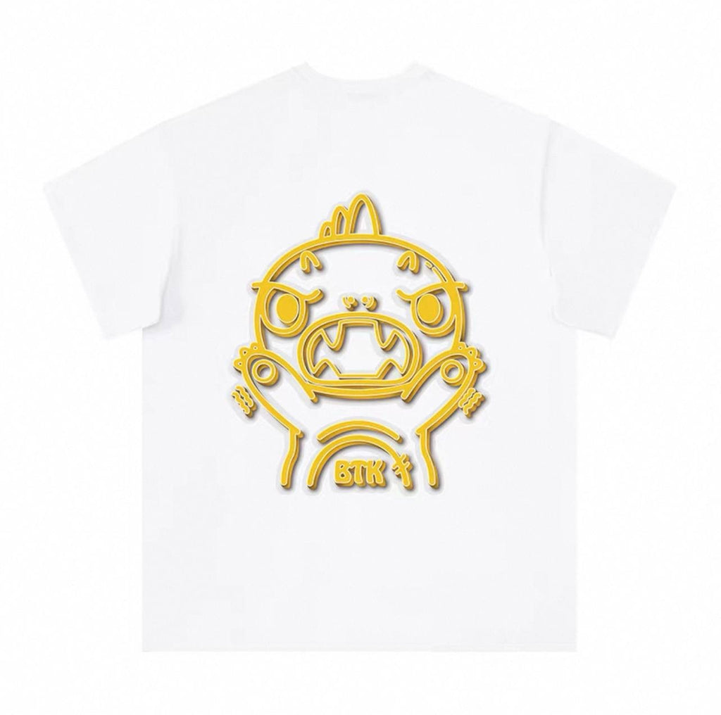 BTK YELLOW FRIES TEE WHITE