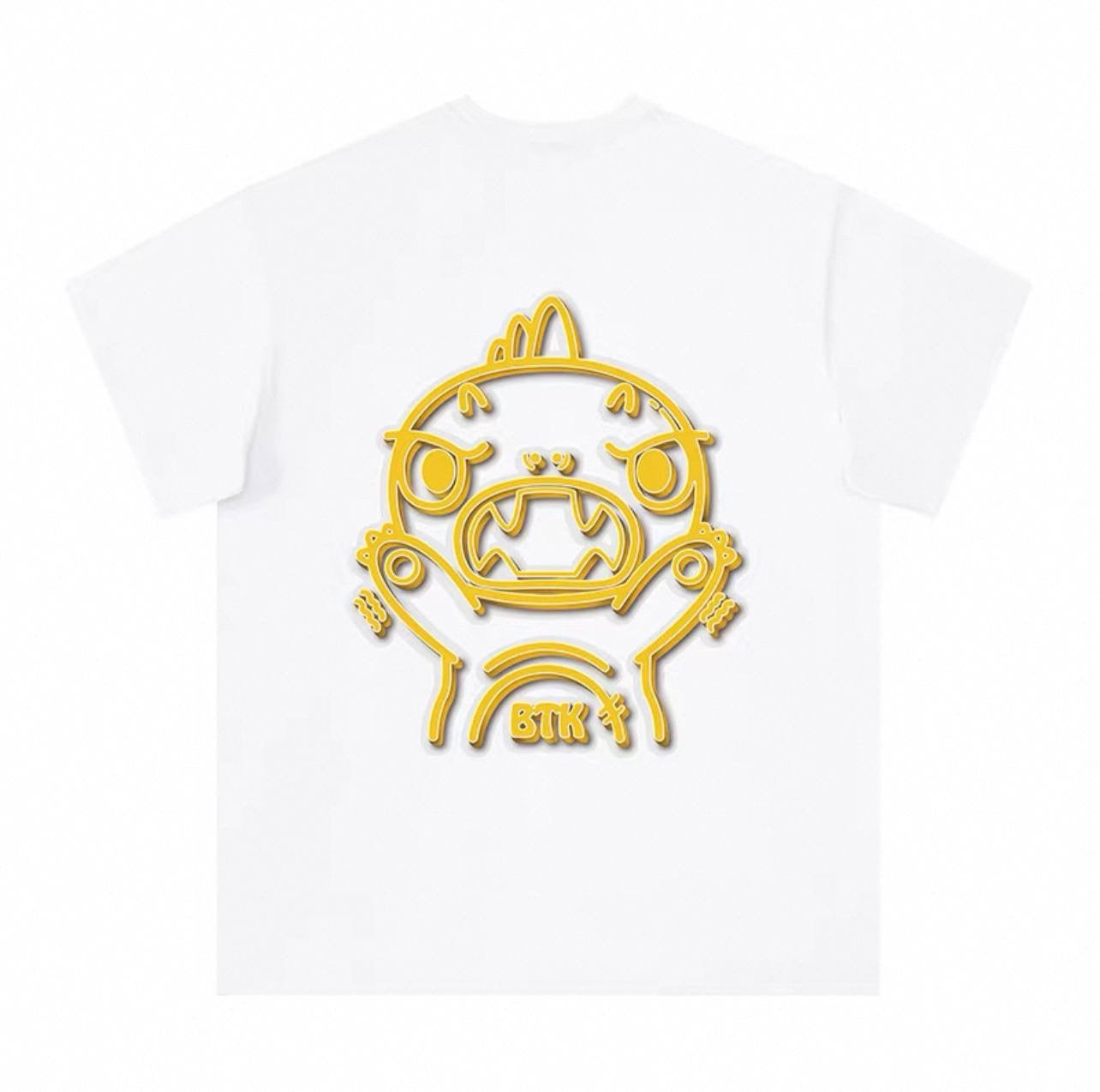 BTK YELLOW FRIES TEE WHITE