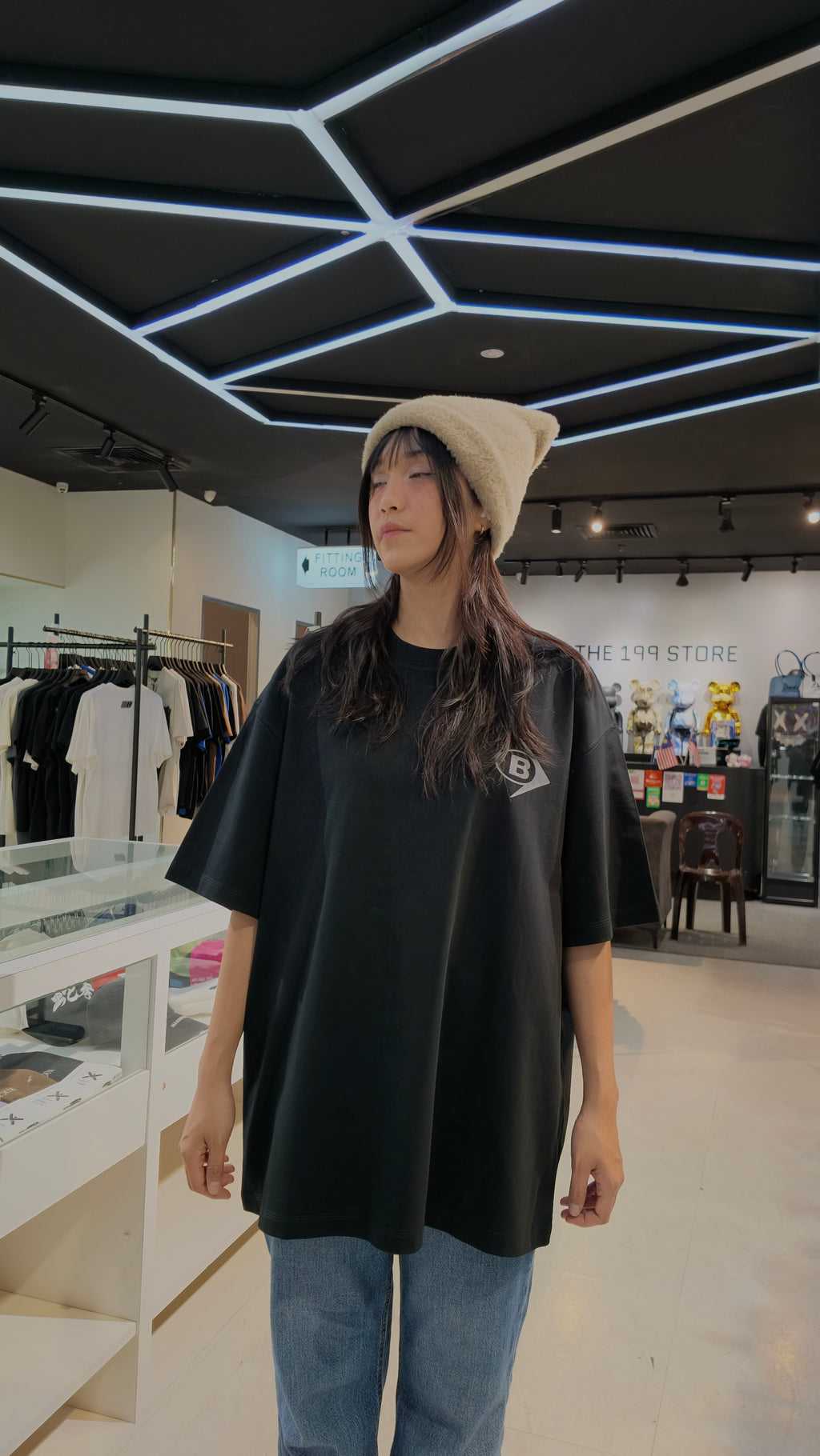 BRB CLASSIC BACK HIT TEE BLACK