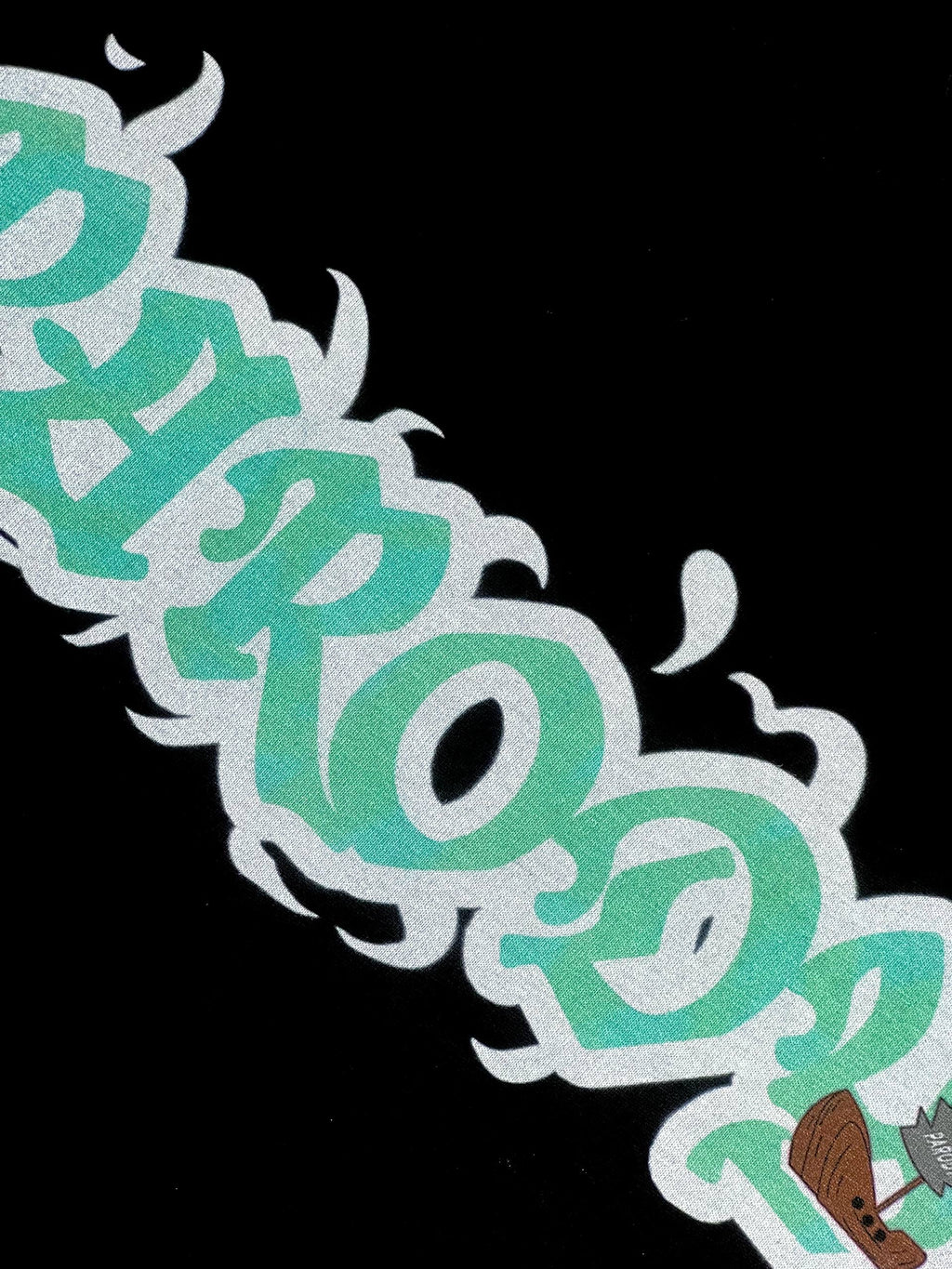 PARODY SMILEY FACE DESIGN 032 BLACK T SHIRT