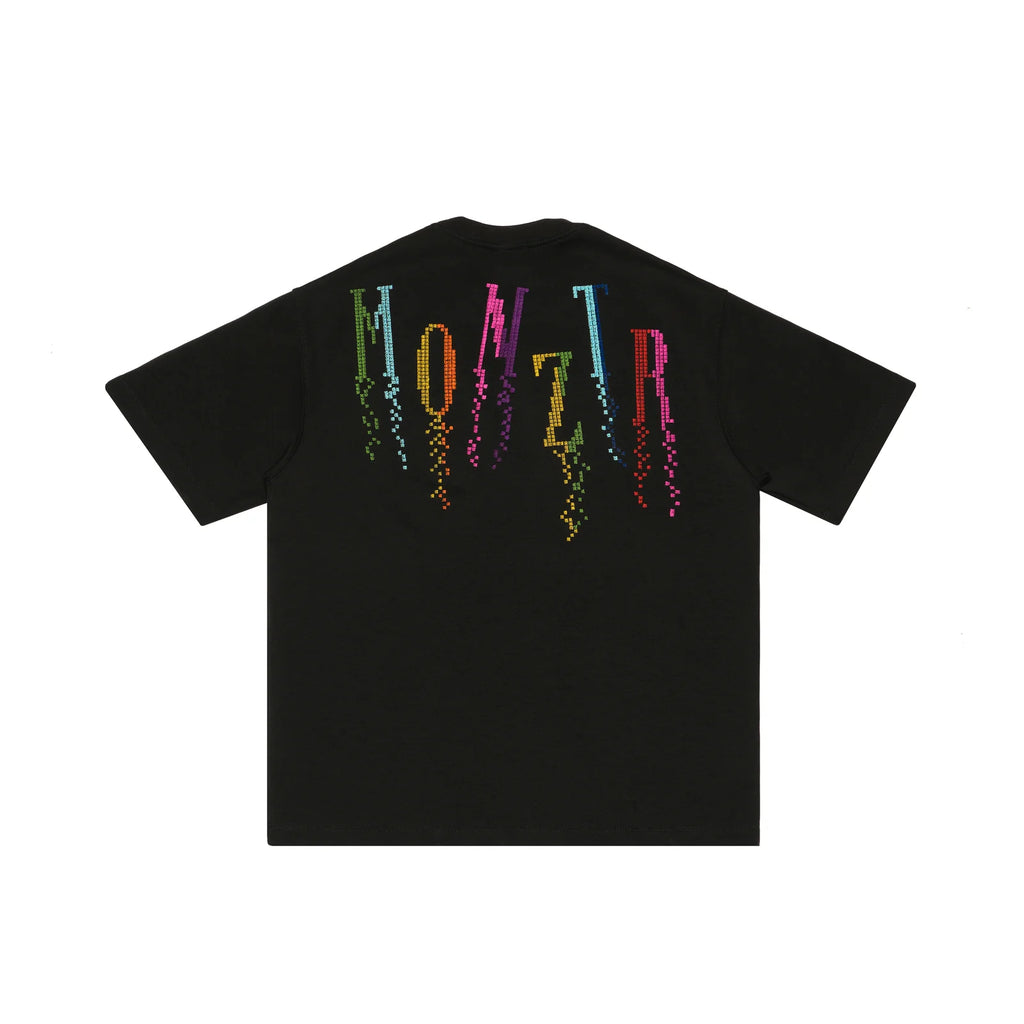 MONZTR PIXEL TEE BLACK