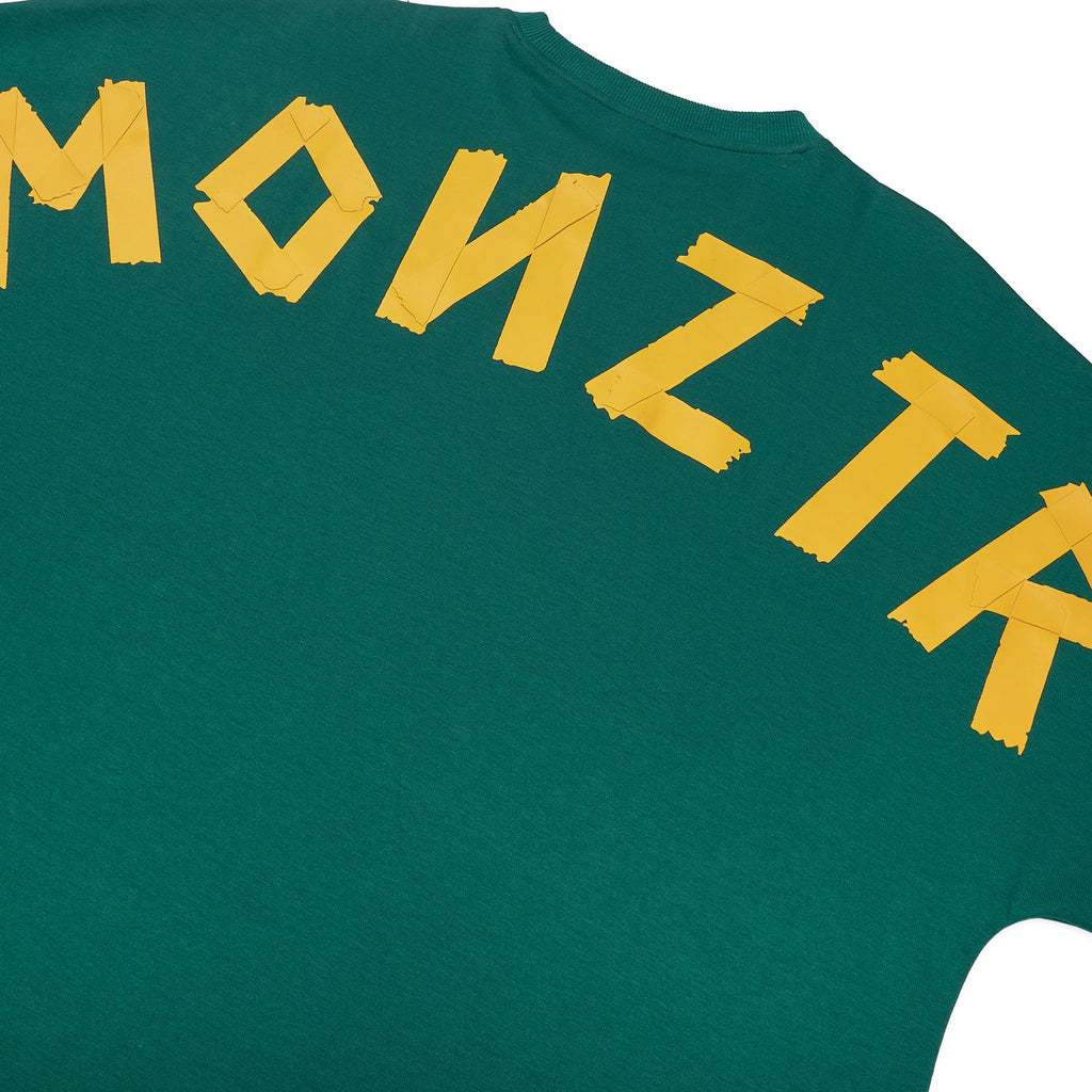 MONZTR ESSENTIAL TAPE TEE GREEN