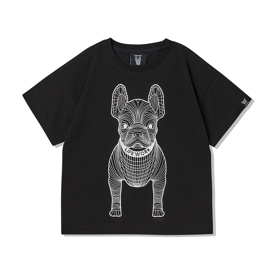 Lifework Big Radog White Black Tee