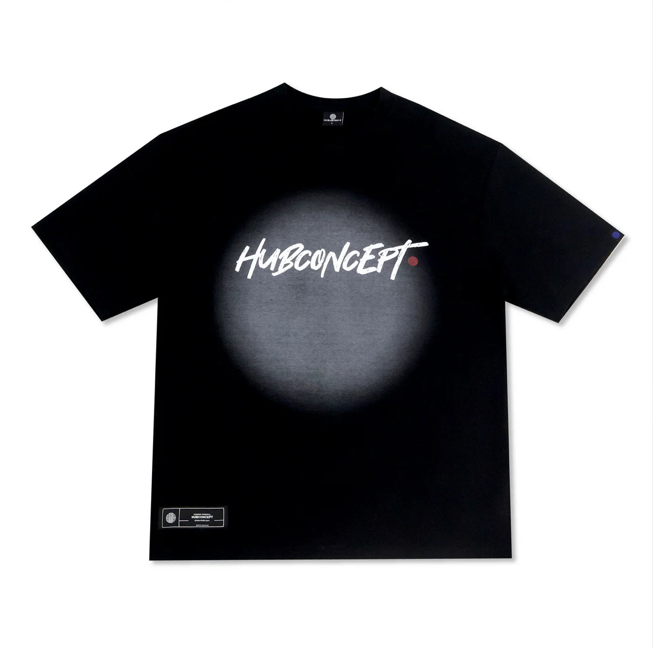 HUBCO REBELLION MANUSCRIPT TEE BLACK