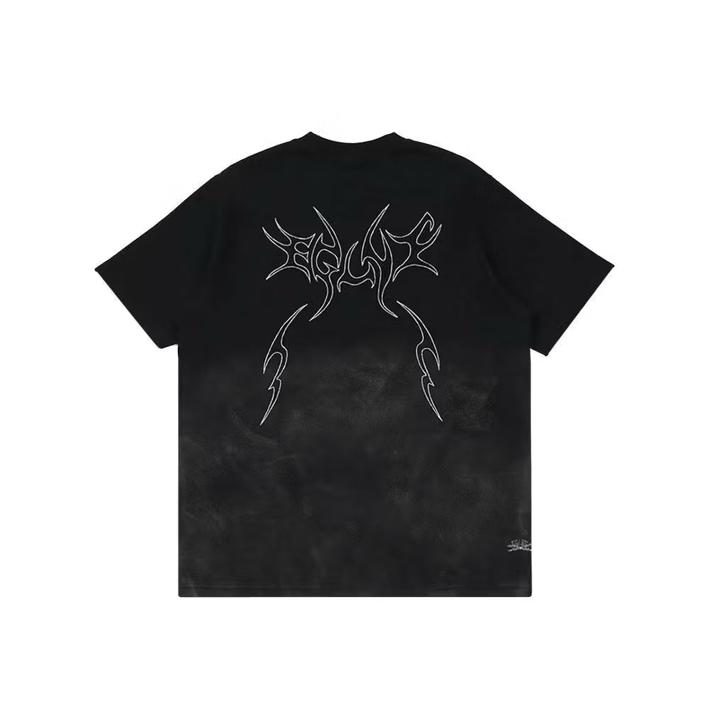 EGLAF THORNED ILLUSION TEE BLACK