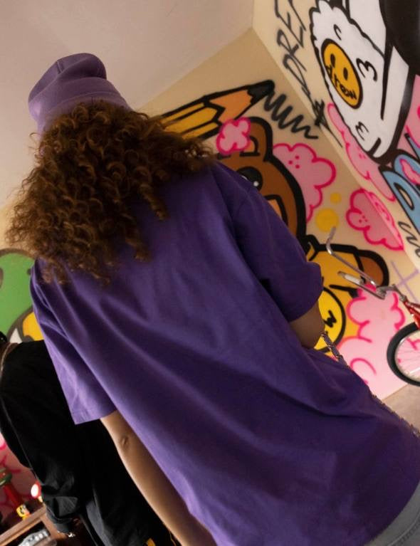 Drew House Logo Tee Violet