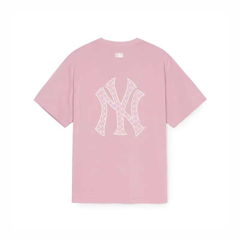 MLB PINK NY LOGO PINK TEE