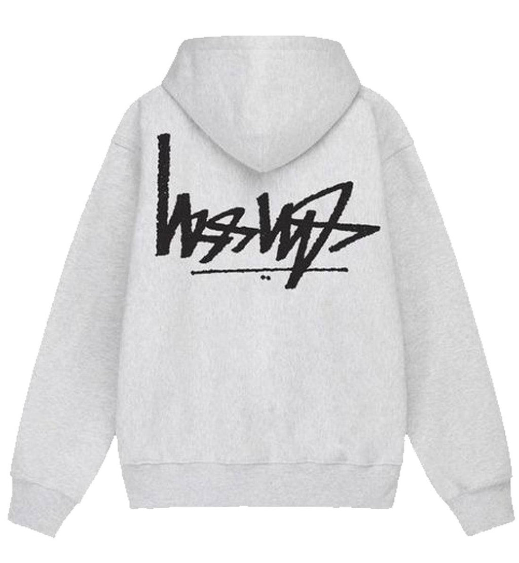 Stüssy Flipped Zip Hoodie Grey