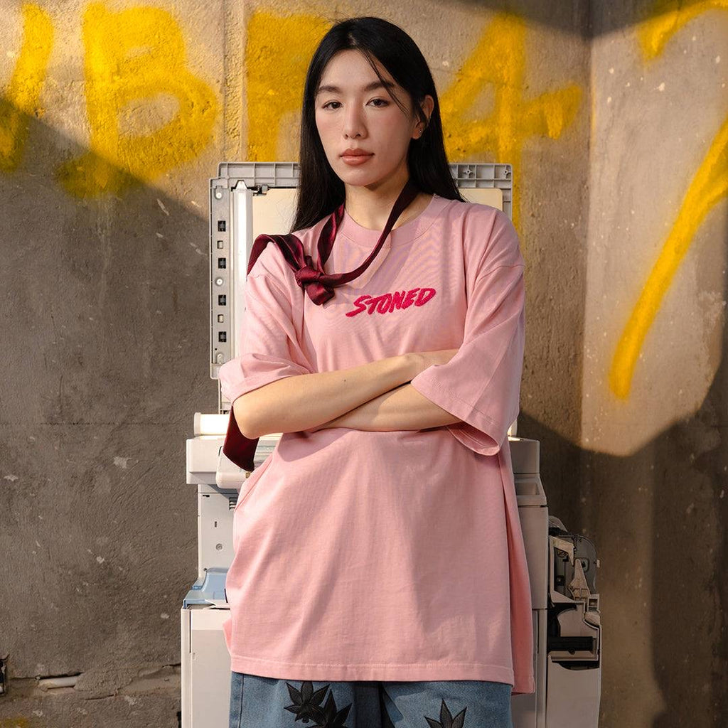 Stoned & Co. WBB25 Genetic Cloud Tee Pink