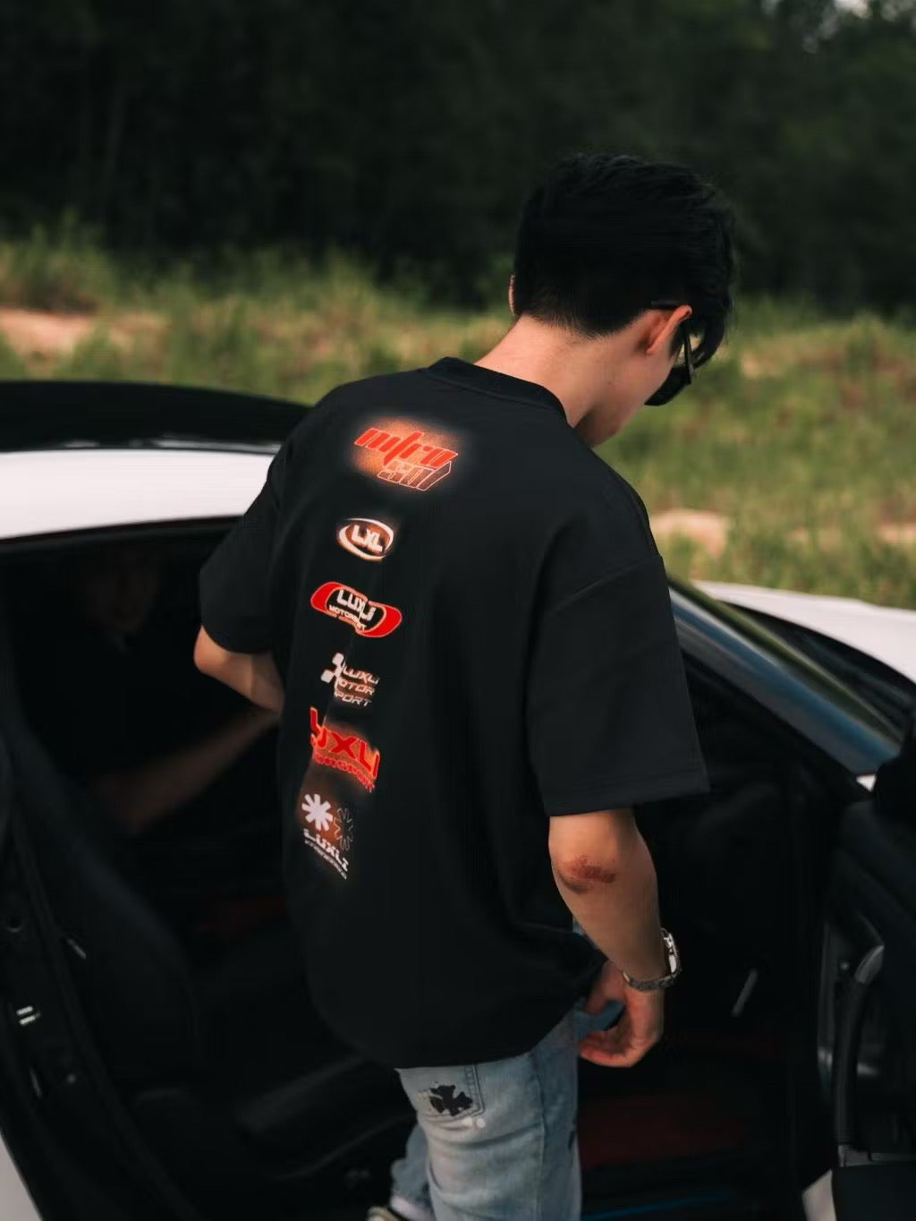 LUXLI Motorsport Oversized T-shirt