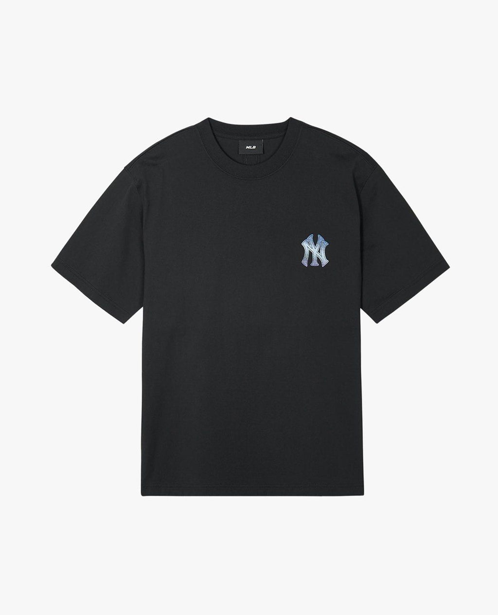 MLB New York Yankees Illusion Clipping Big NY Back Logo T-Shirt Black