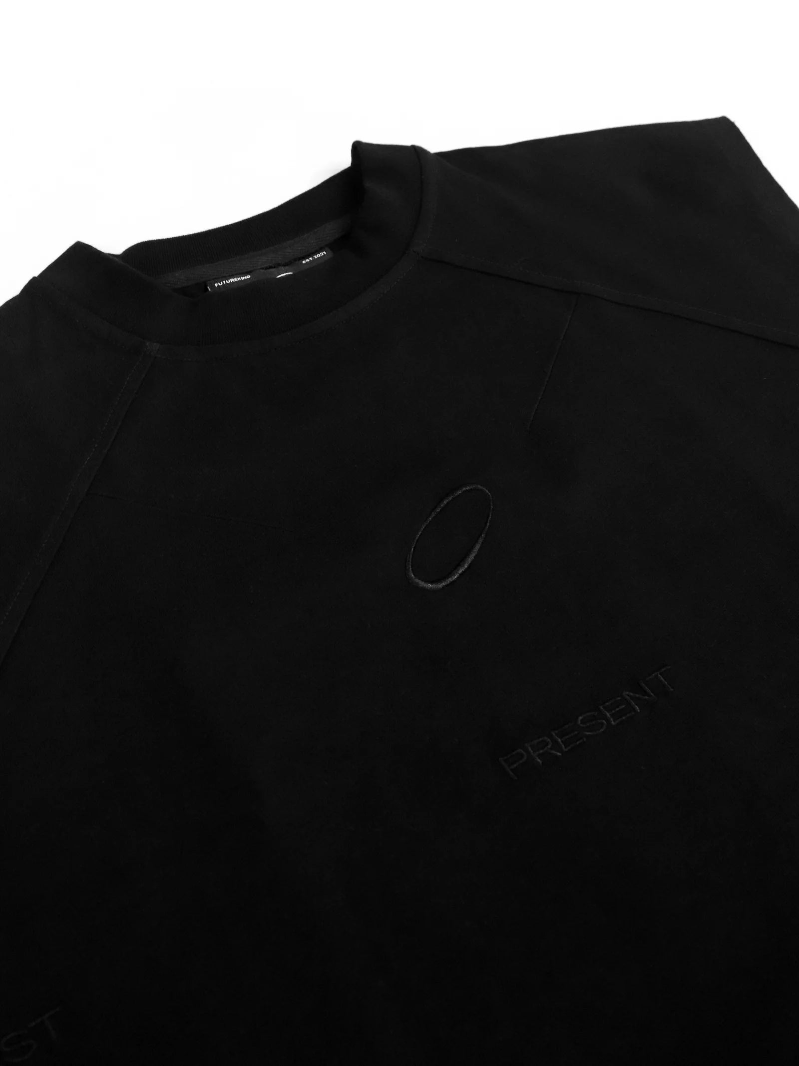 FUTUREKIND LOGO RAGLAN TANK TOP  (BLACK EMBROIDERY)