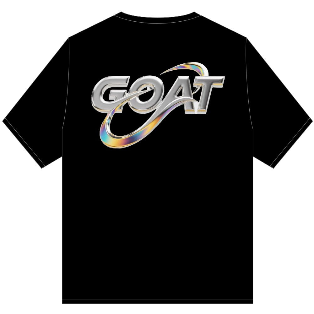 GOAT INFINITY CHROME T SHIRT BLACK