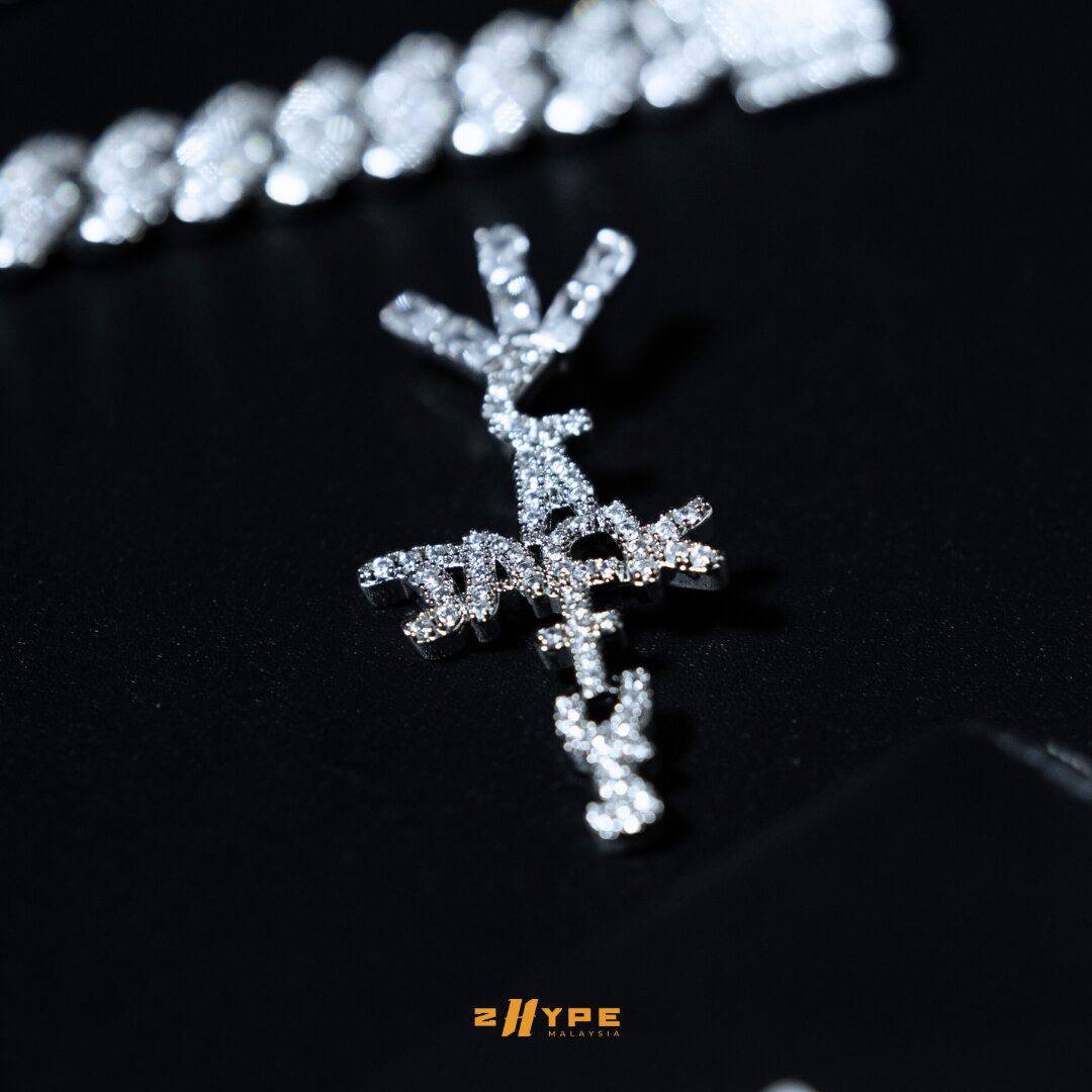 Iced-Out Travis CactusJack Pendant