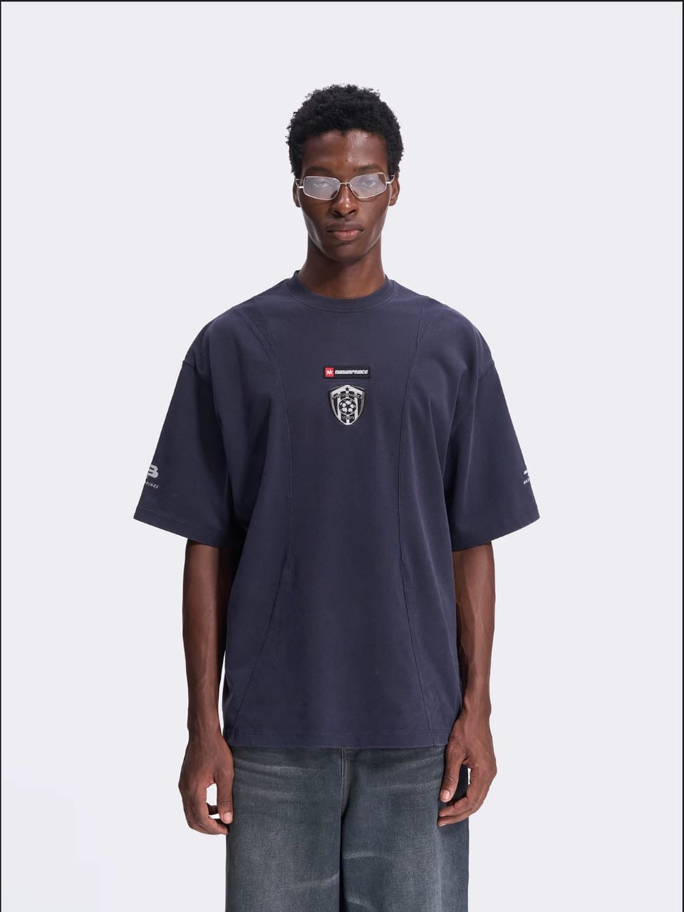 Masonprine Star Player Season Dual Star Goalkeeper Short-Sleeve Tee Navy