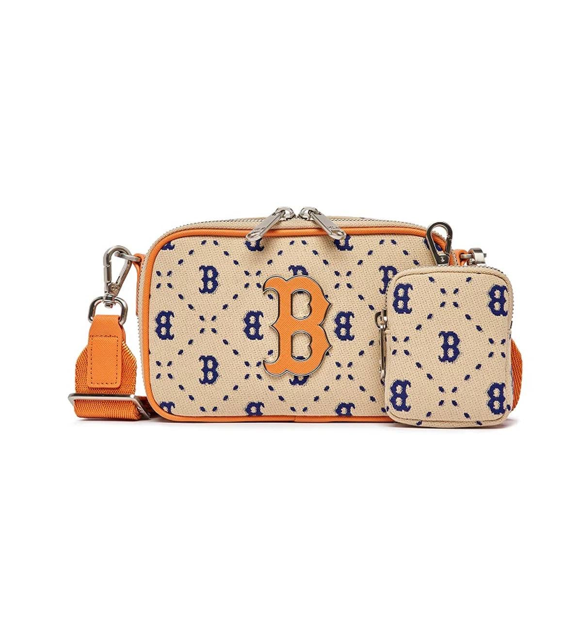 MLB SLING BAG BOSTON (SMALL SIZE) CREAM | ORANGE