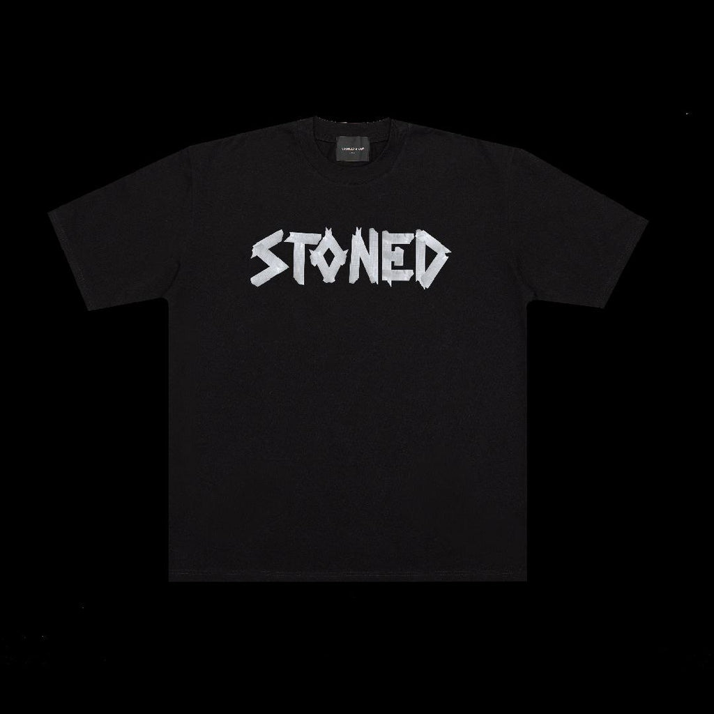 Stoned & Co Milestoned : Tape Tee Black