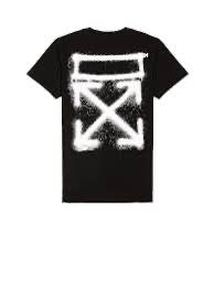 Off-White Spray Marker Slim T-shirt Black
