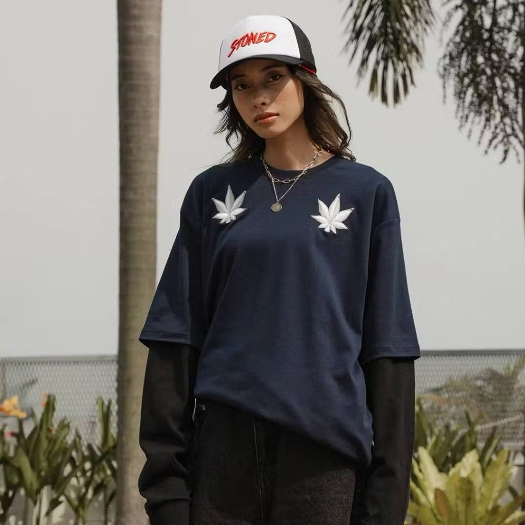 STONED BLESSED25: UIP NEXUS TEE NAVY