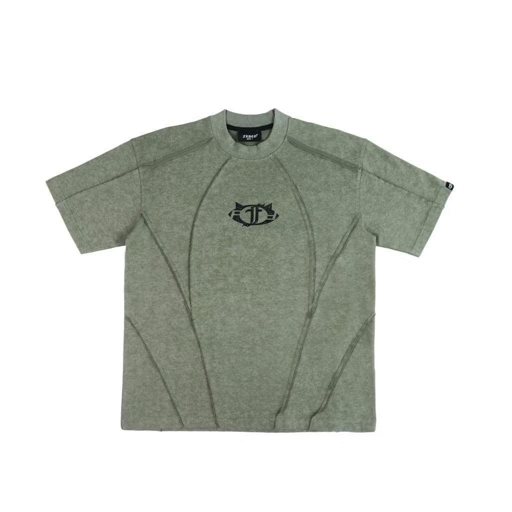 FRDCO ESSENTIAL CNS WASHED TEE GREEN
