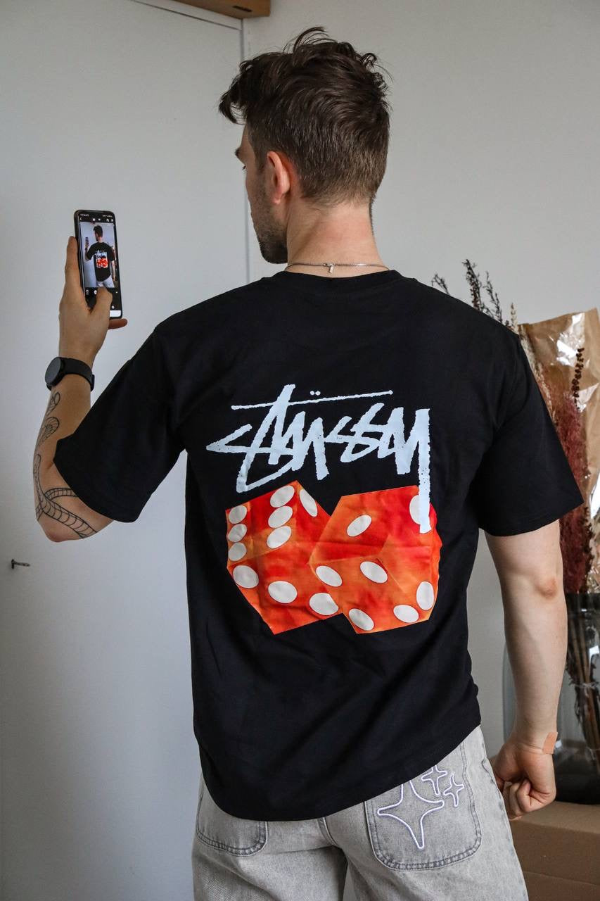 Stüssy Diced Out Tee Black