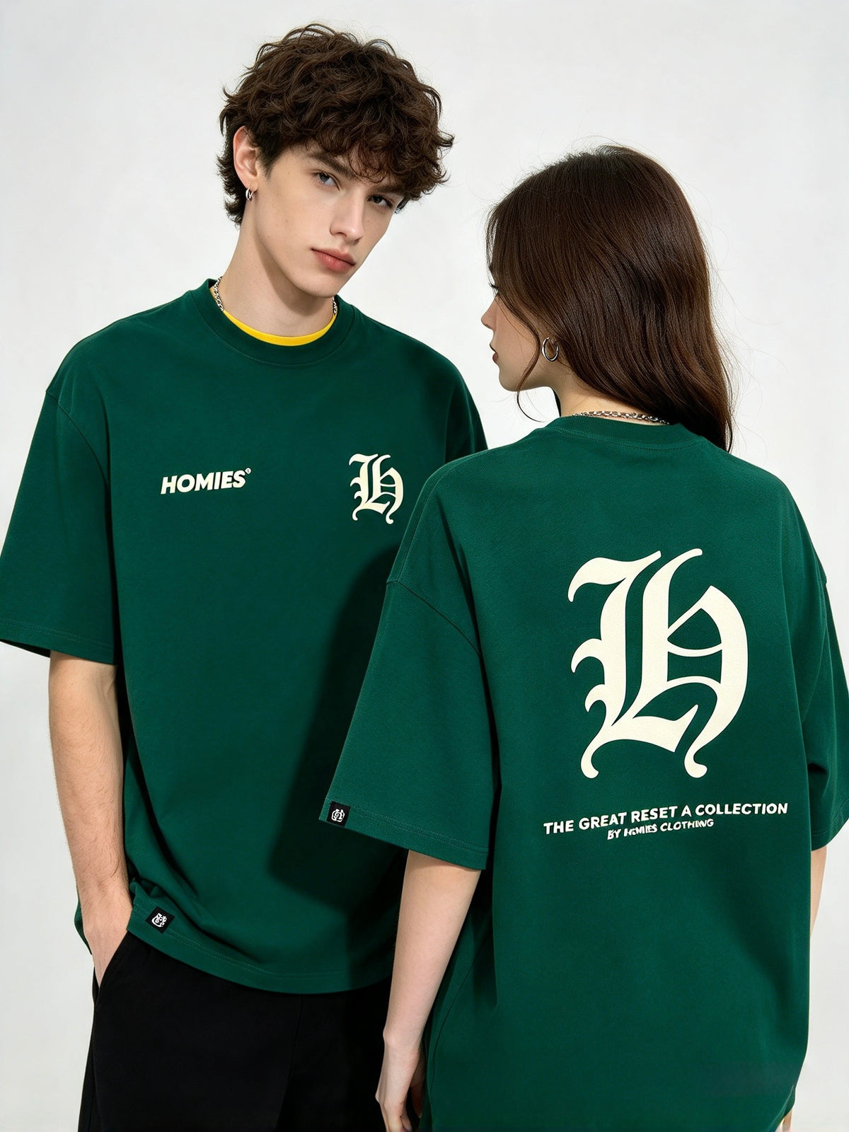 HOMIES 019 GREEN TEE