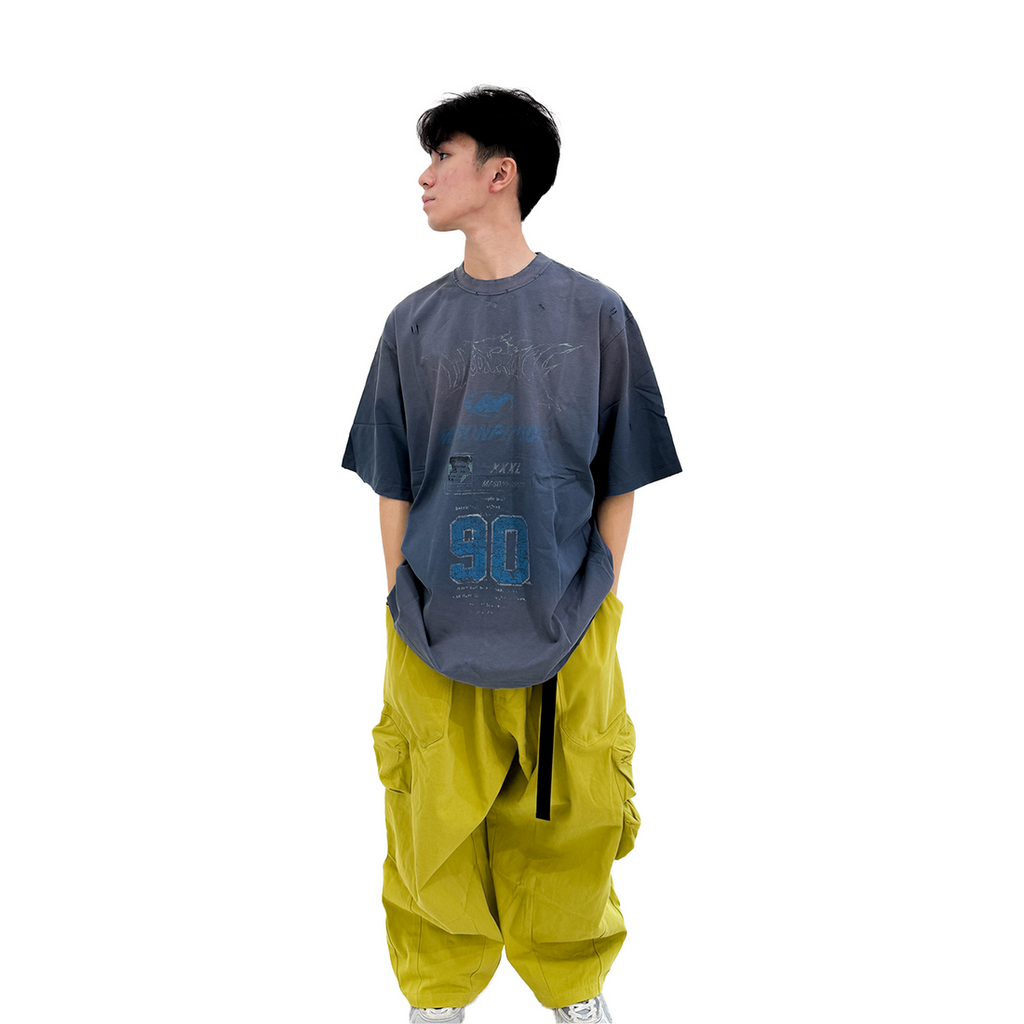 MASONPRINCE DIRTY DRAGON YEAR BLUE TEE