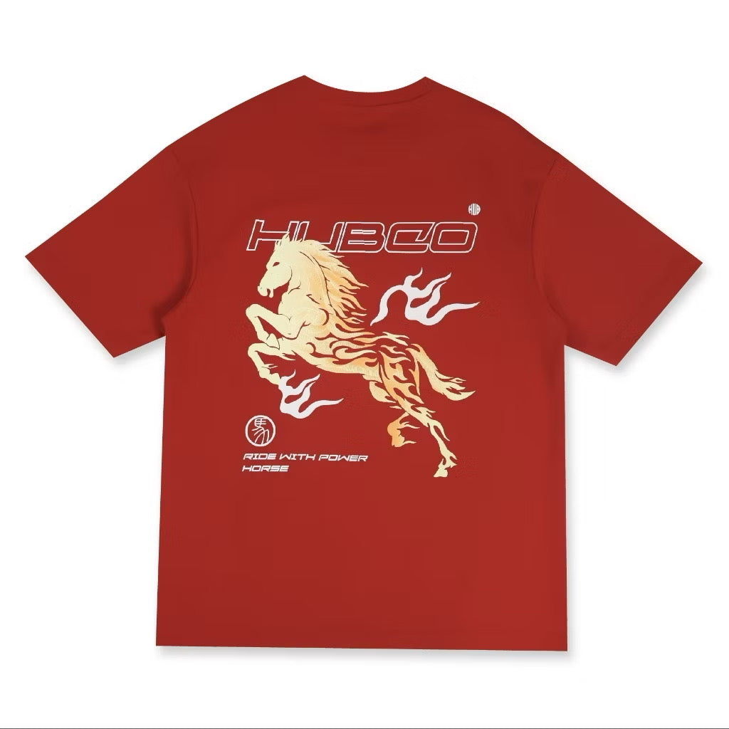 HUBCO FORTUNE STALLION TEE RED