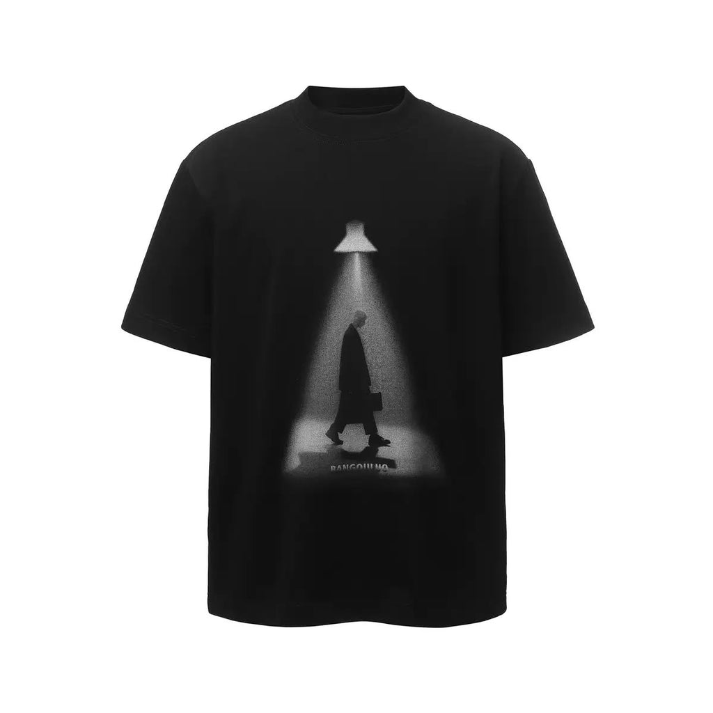 BANGOULUO WALKING MAN TEE BLACK
