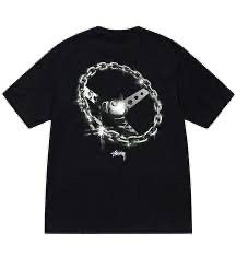 Stussy Chain-Link T-shirt Black