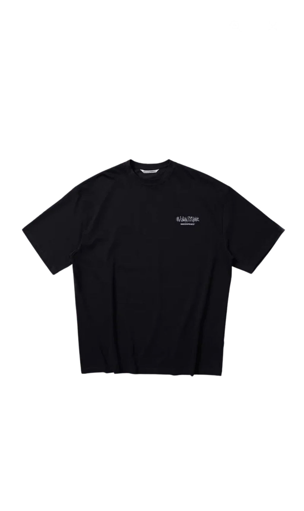 MASONPRINCE SPRAYED LOGO BLACK TEE