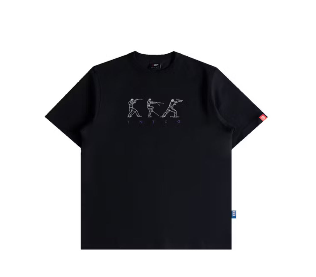 TNTCO FIGHTERS TEE PURPLE | BLACK