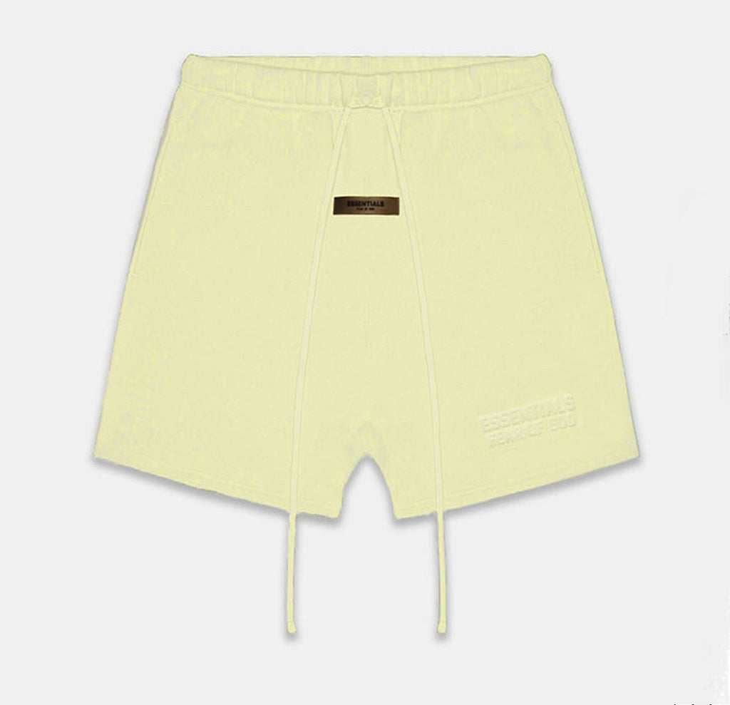 Fear of God Essentials FW22 Shorts Canary