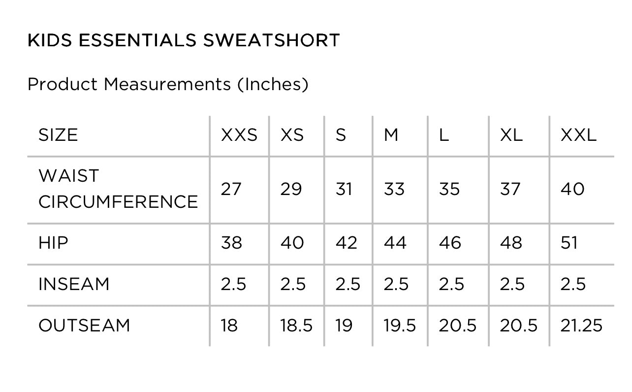 Fear of God Essentials Kids SS23 Shorts Off Black