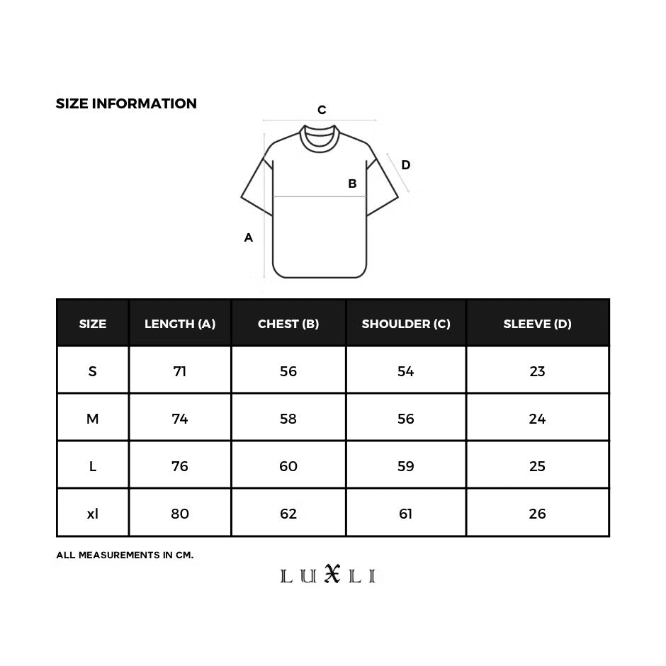 LUXLI Global Oversized T-shirt