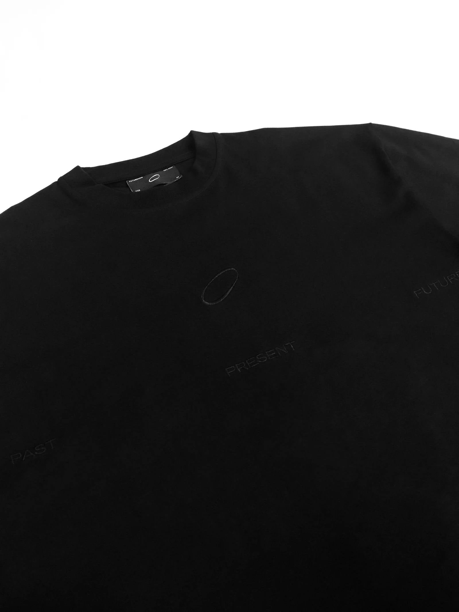 FUTUREKIND UNIVERSAL SHORT SLEEVE TEE (BLACK EMBROIDERY)