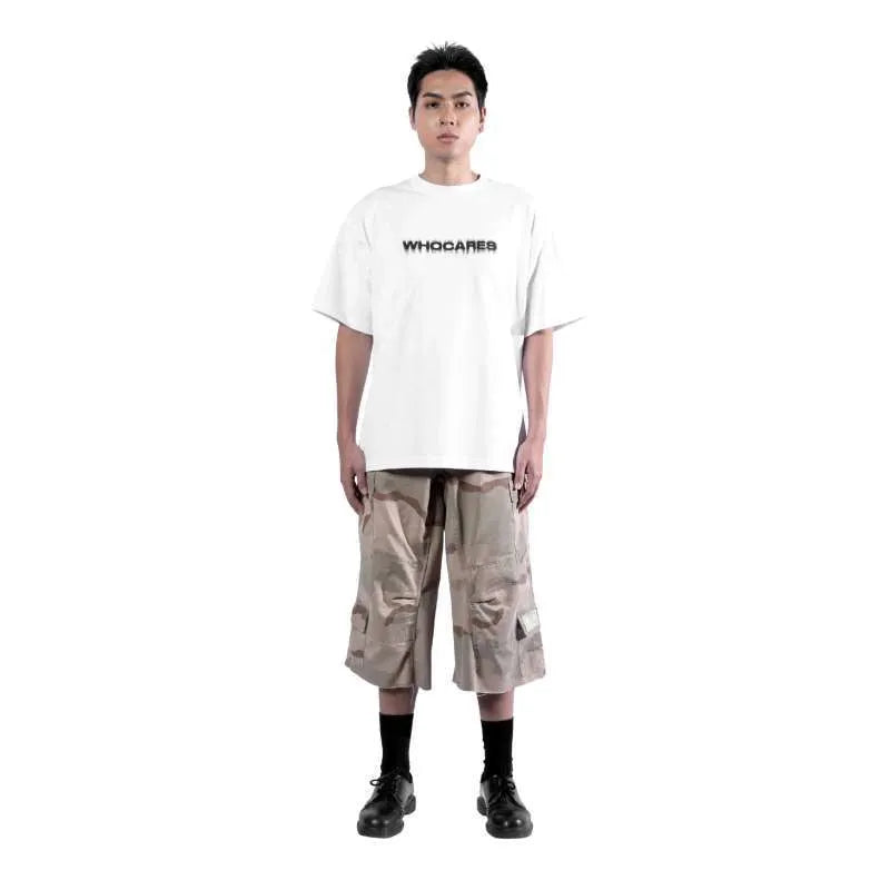 WHOCARES STATIC MOTION TEE WHITE