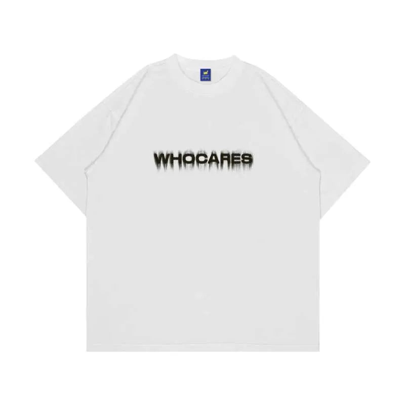 WHOCARES STATIC MOTION TEE WHITE
