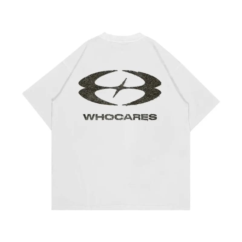 WHOCARES STATIC MOTION TEE WHITE