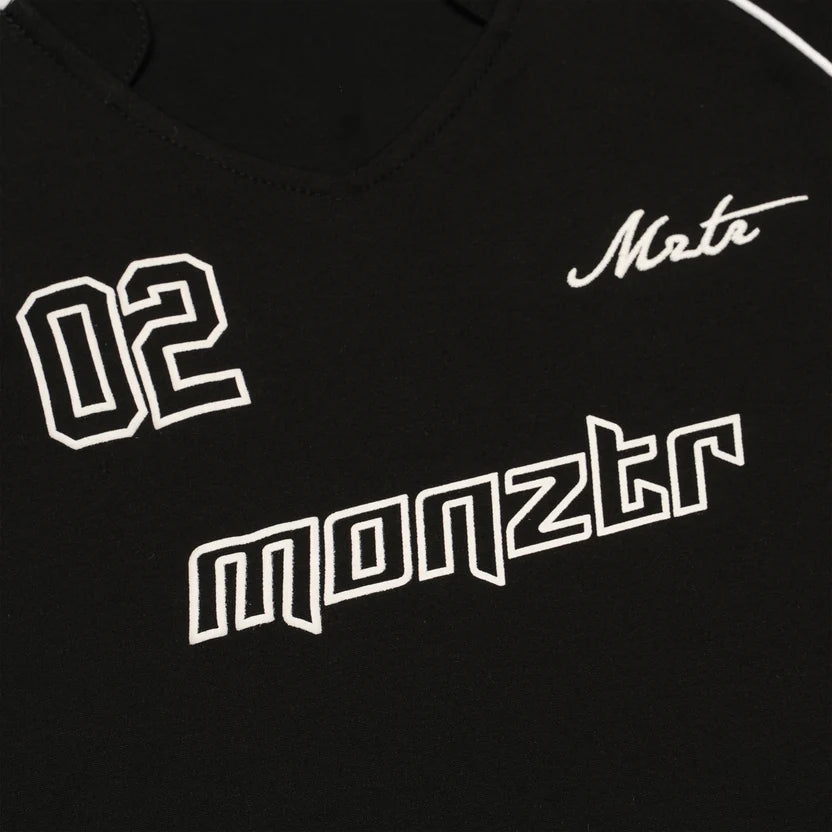 MONZTR Jersey Crop Top (Black)