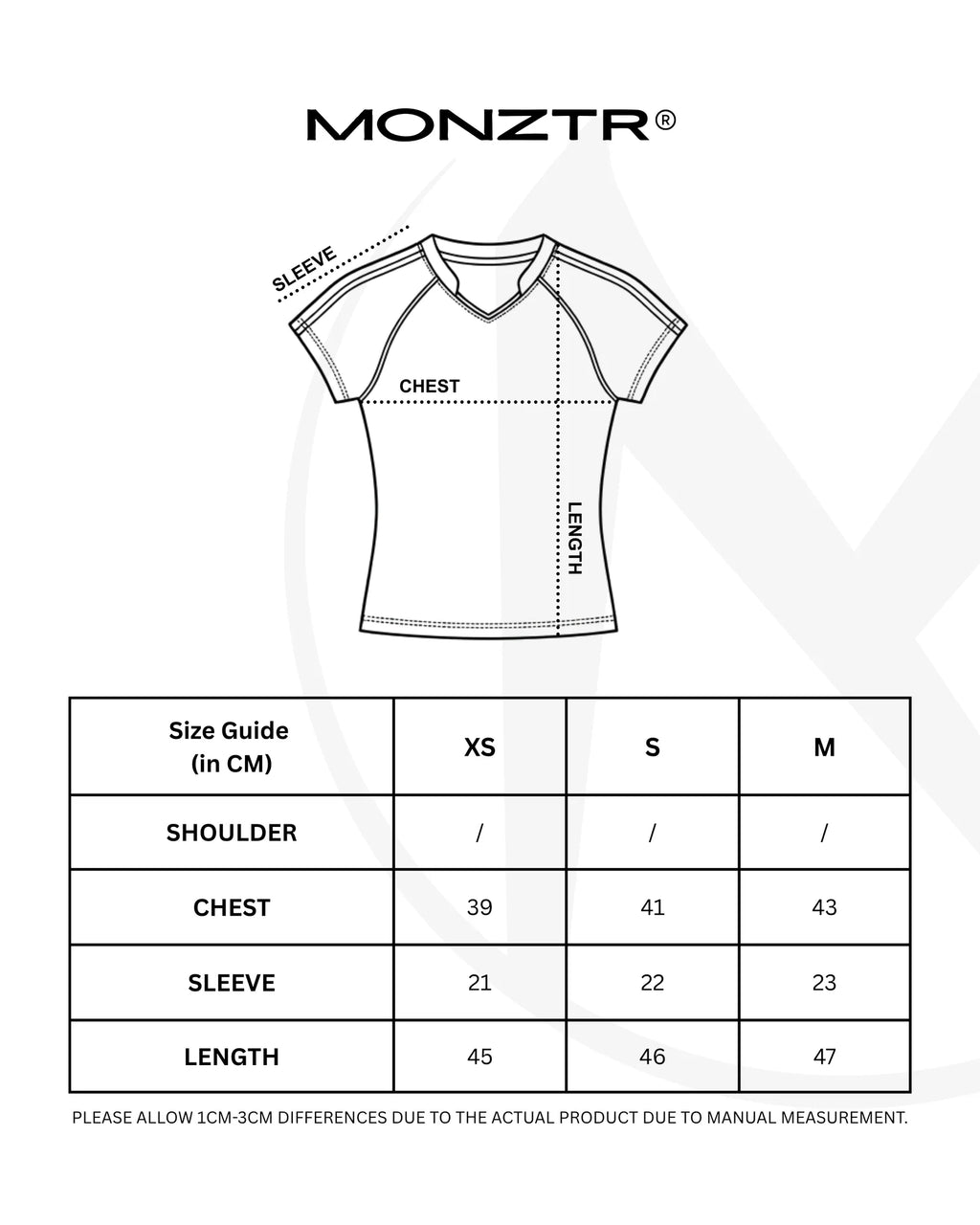 MONZTR Jersey Crop Top (Black)