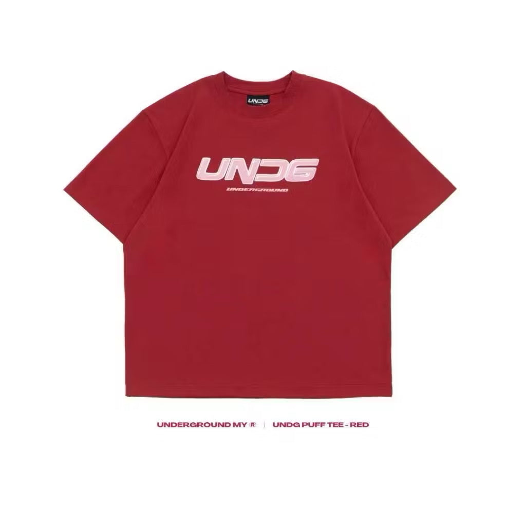 UNDG PUFF SERIES RED TEE