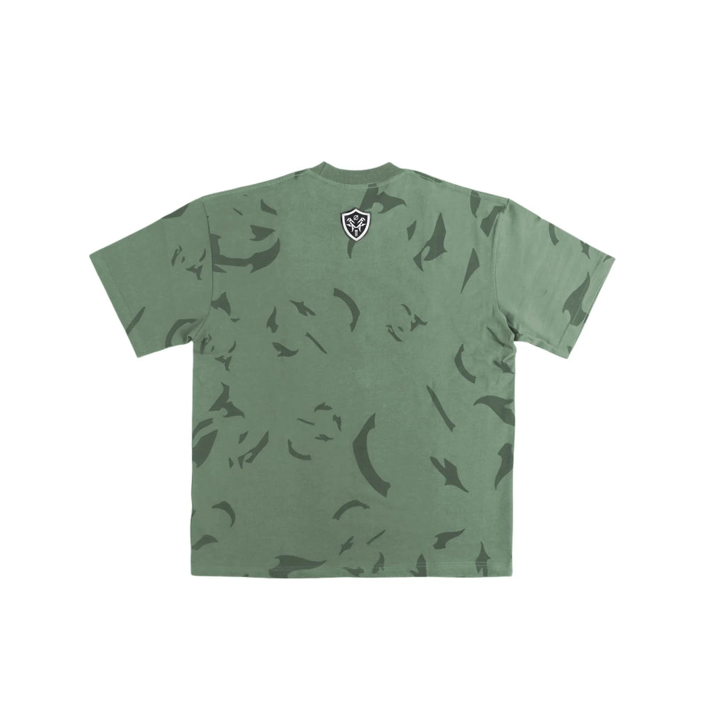 FUTURE KIND TIME CRACK ESSENTIAL GREEN TEE