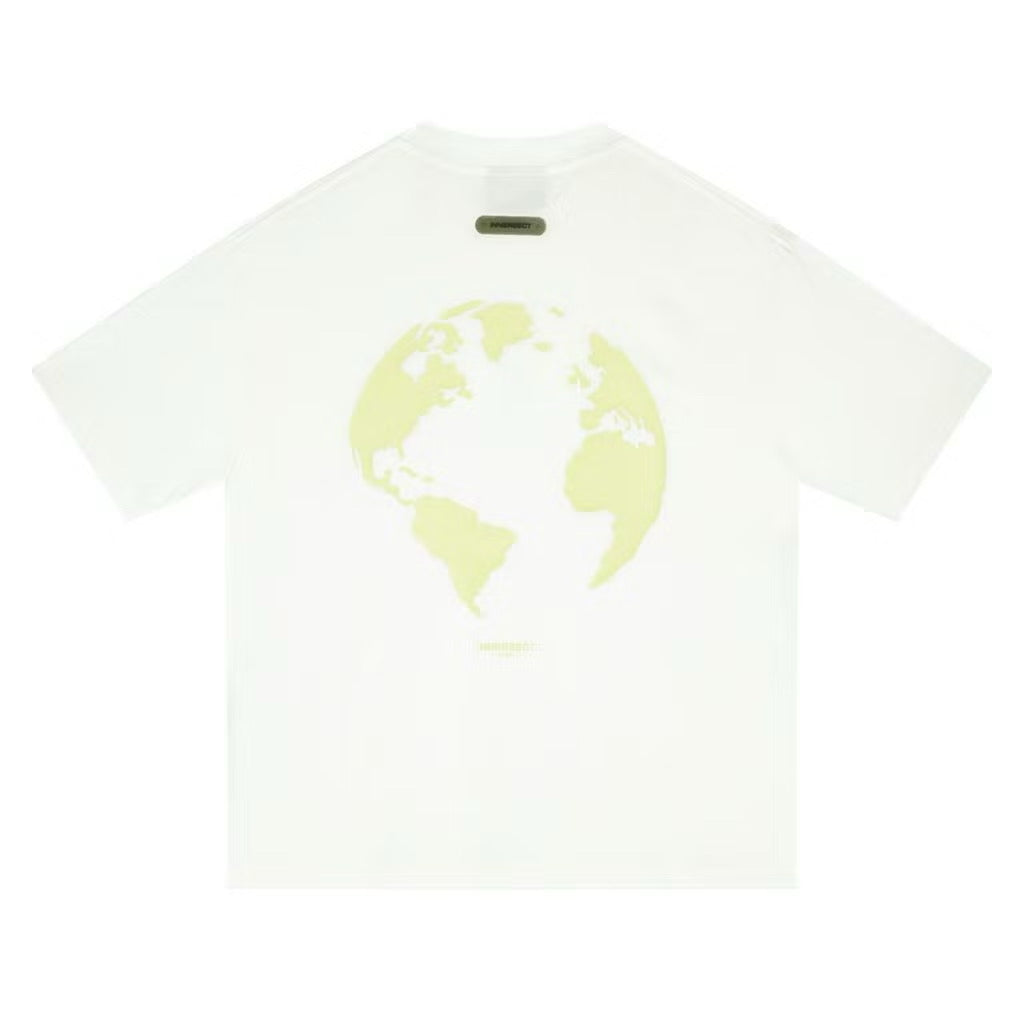 INNERSECT EARTH LOGO WHITE T SHIRT