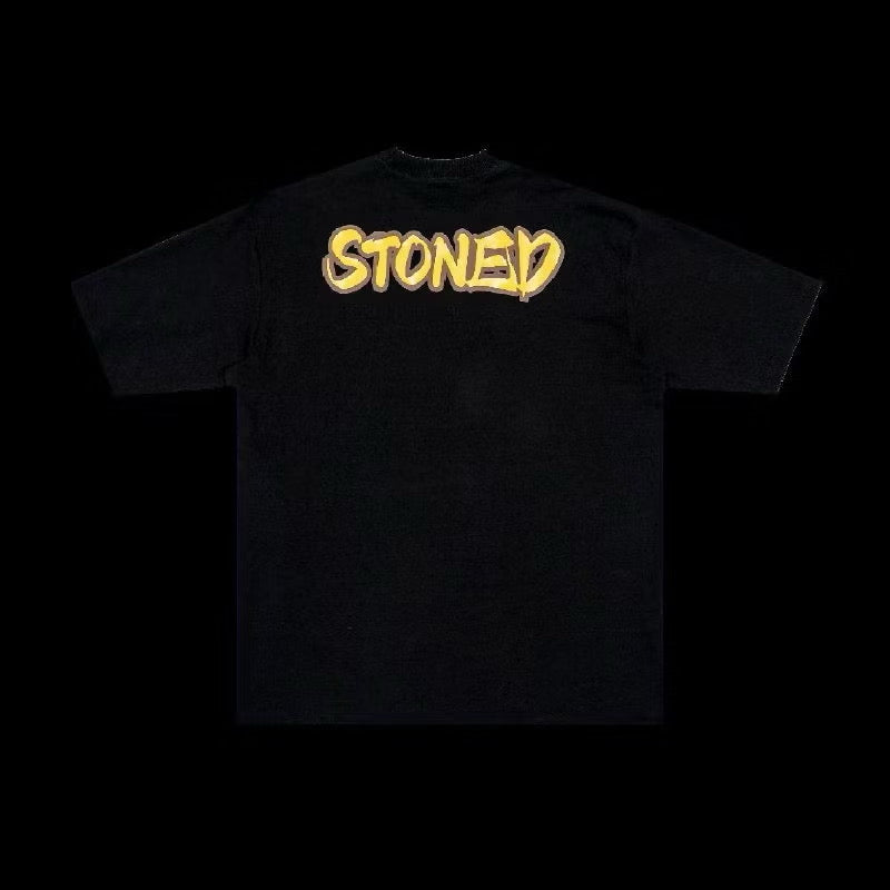 STONED GOLDEN JADE: NSA TEE BLACK