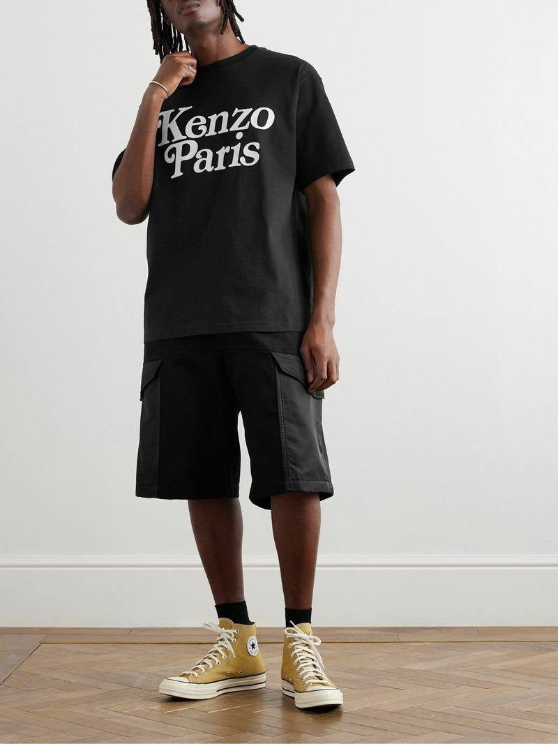 KENZO BY VERDY CLASSIC COTTON EMBOSS LOGO BLACK T SHIRT (OS)