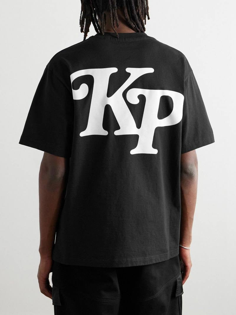 KENZO BY VERDY CLASSIC COTTON EMBOSS LOGO BLACK T SHIRT (OS)