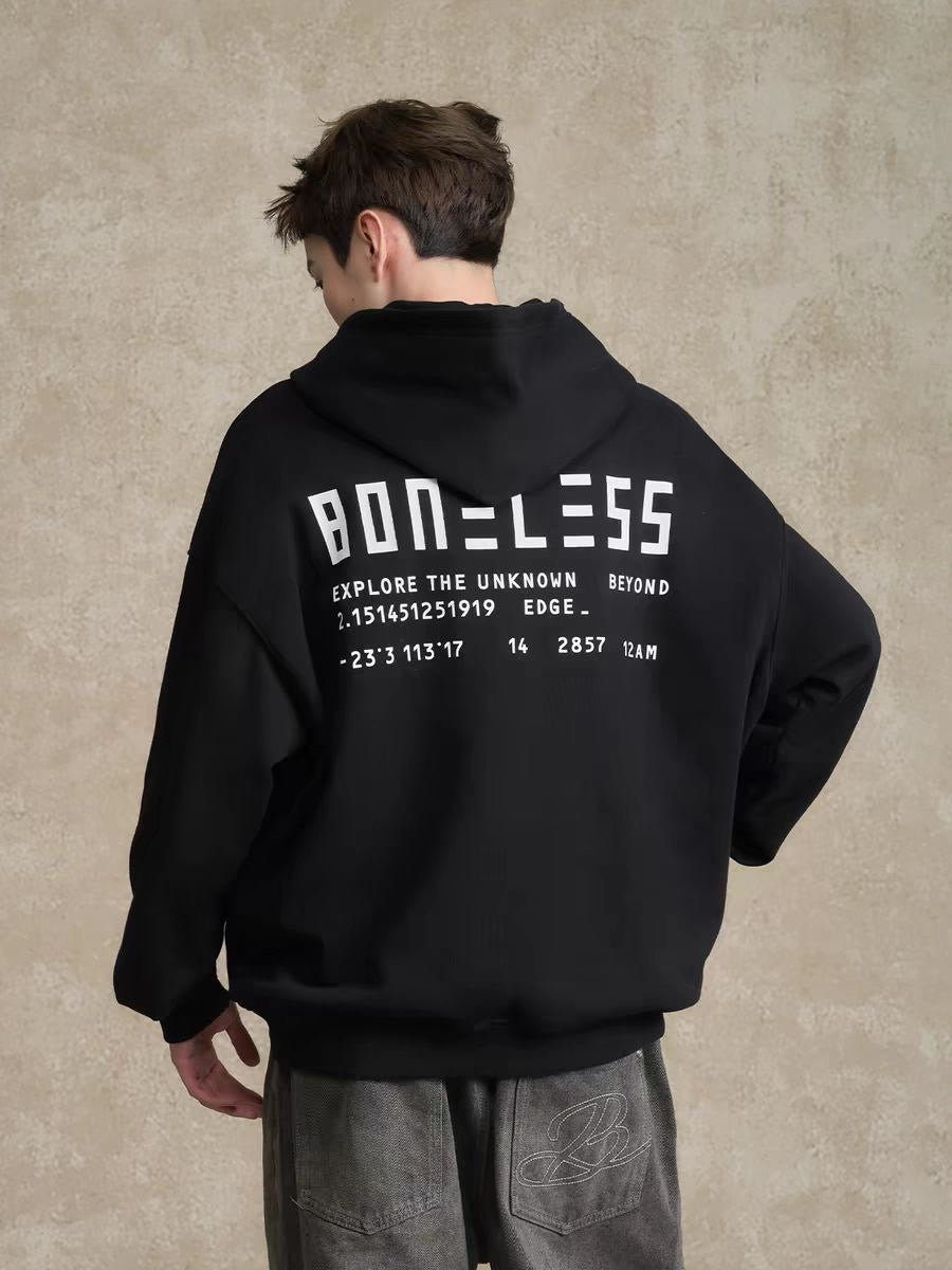 BONELESS GRAPHIC COORDINATE HOODIE BLACK
