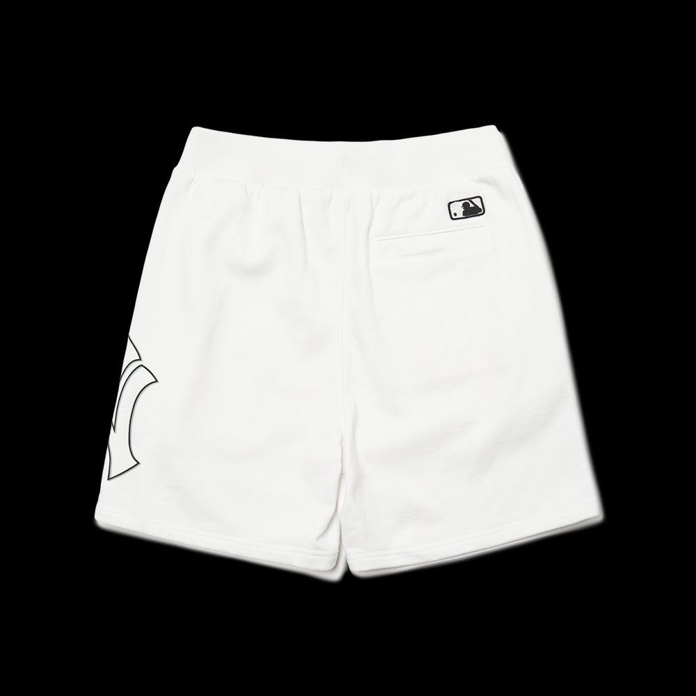 MLB NY LINE LOGO SHORTS WHITE
